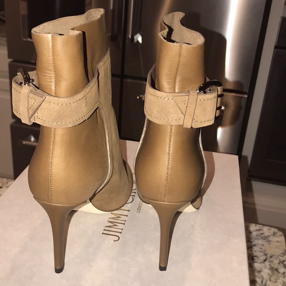 Major 85 in Khaki Brown/ Jimmy Choo Booties - Picture 3 of 6